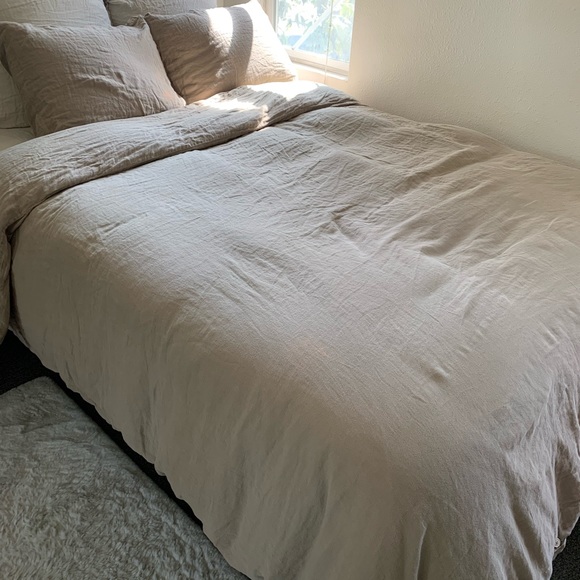 Linen Duvet cover + 2 pillowcases - Picture 3 of 12
